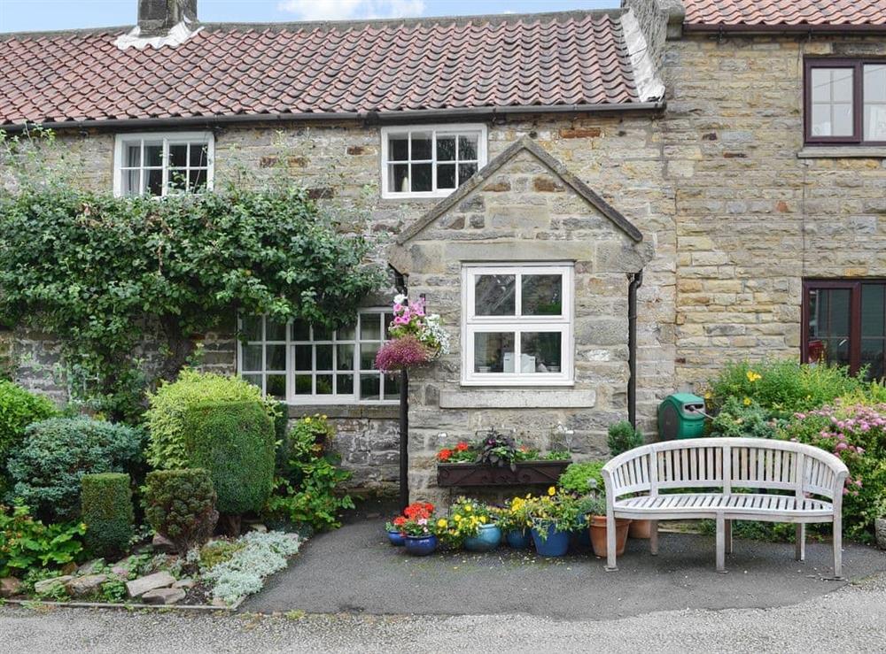 Stone-built terraced holiday cottage at Rose Cottage 2 in Sneaton, near Whitby, North Yorkshire