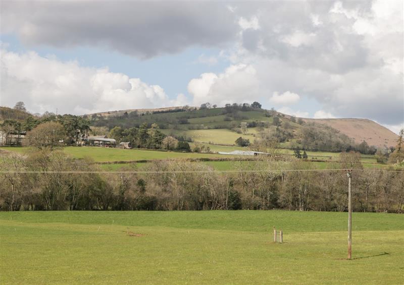 Rural landscape at Rose Cottage, Abergavenny