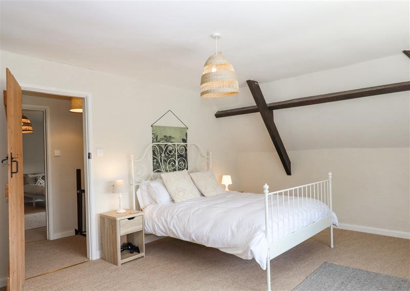 One of the bedrooms at Rose Cottage at Treaslake Farm, Buckerell near Honiton