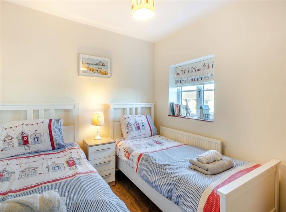 Twin bedroom at Rose Cottage in Baconsthorpe, Norfolk