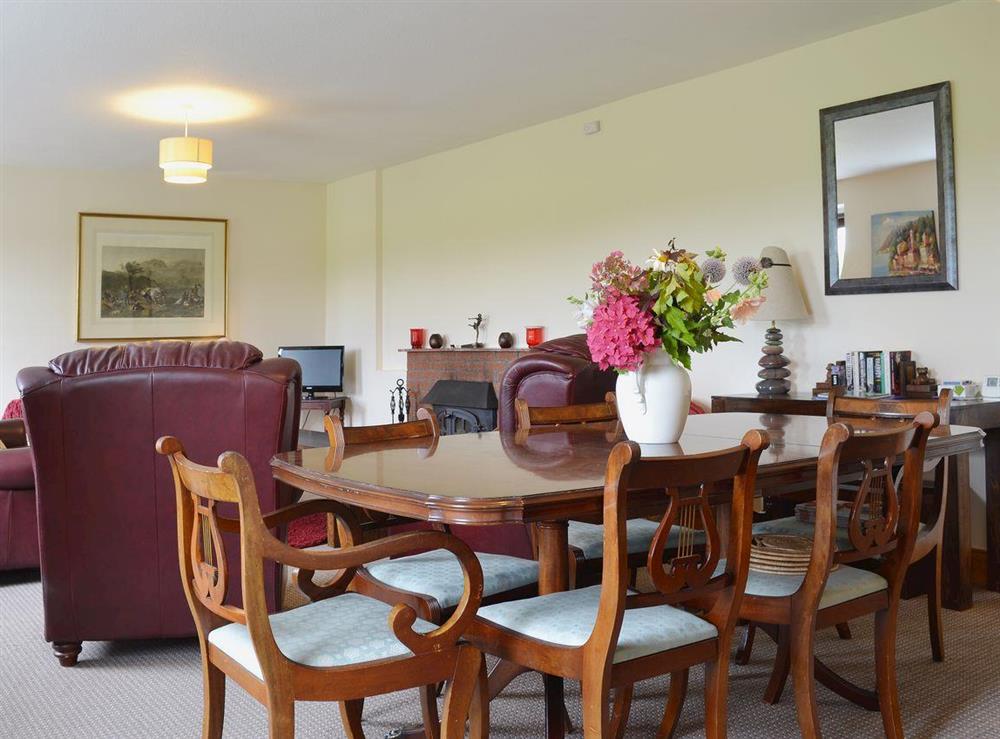 Living room/dining room at Rose Cottage in Beauly, Inverness-Shire