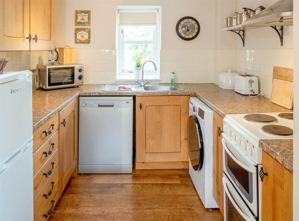 Kitchen at Rose Cottage in Bettiscombe, Nr Lyme Regis, Dorset., Great Britain