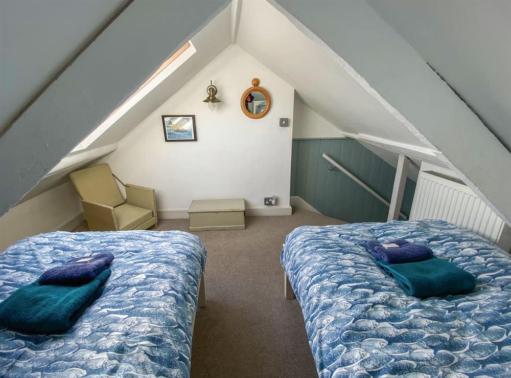 Twin bedroom (photo 2) at Rose Cottage in Brixham, Devon