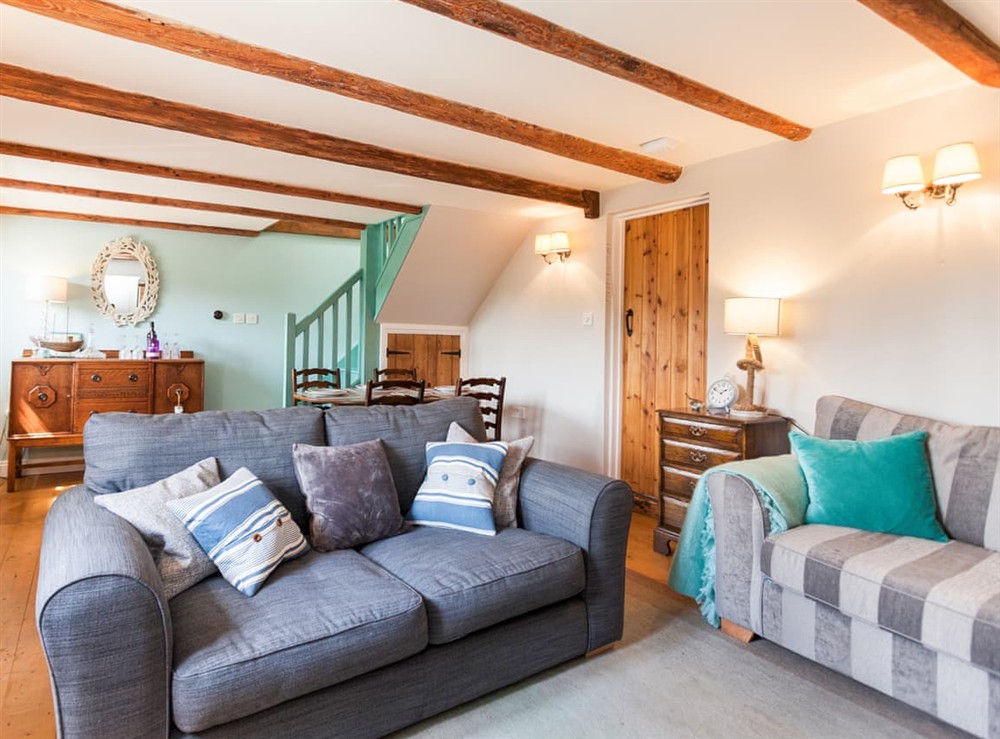 Living room/dining room at Rose Cottage in Burnham Thorpe, Norfolk