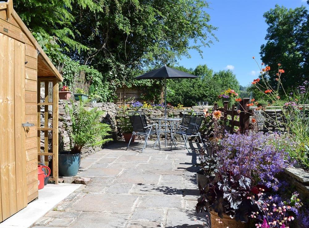 Garden at Rose Cottage in Chapel-en-le-Frith, Derbyshire