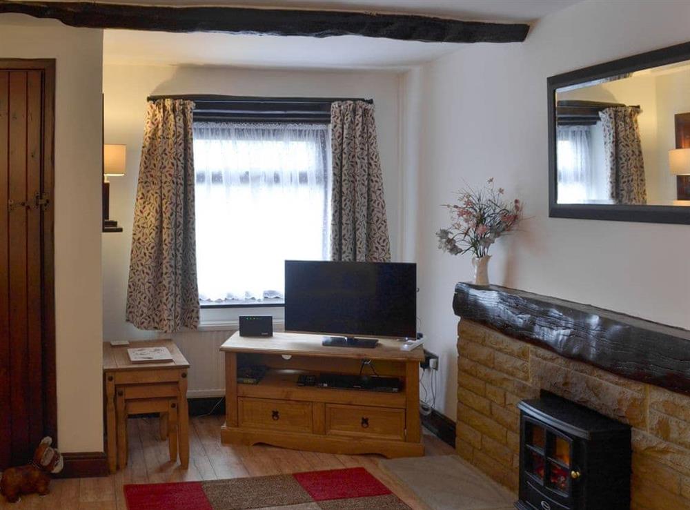 Living room at Rose Cottage in Chapel-en-le-Frith, Derbyshire