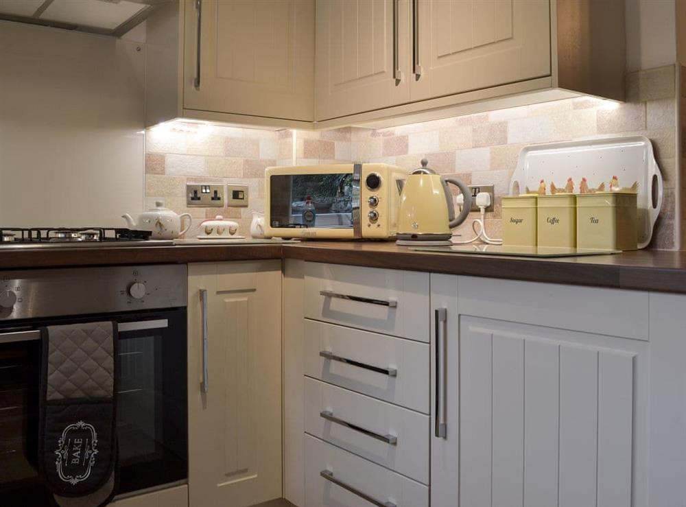 Well equipped kitchen at Rose Cottage in Chapel-en-le-Frith, Derbyshire