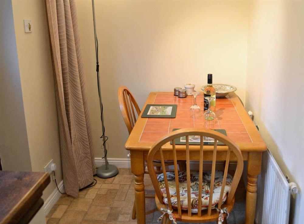 Dining Area at Rose Cottage in Cheriton Bishop, near Exeter, Devon