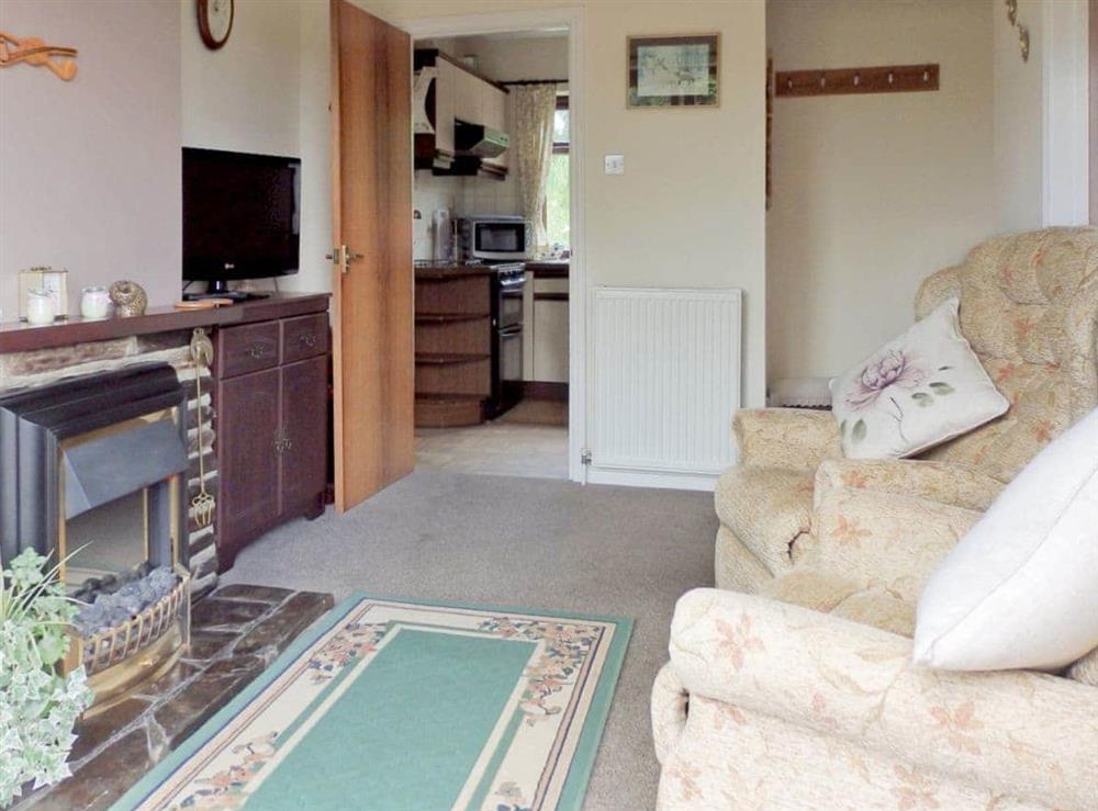 Living room at Rose Cottage in Cheriton Bishop, near Exeter, Devon