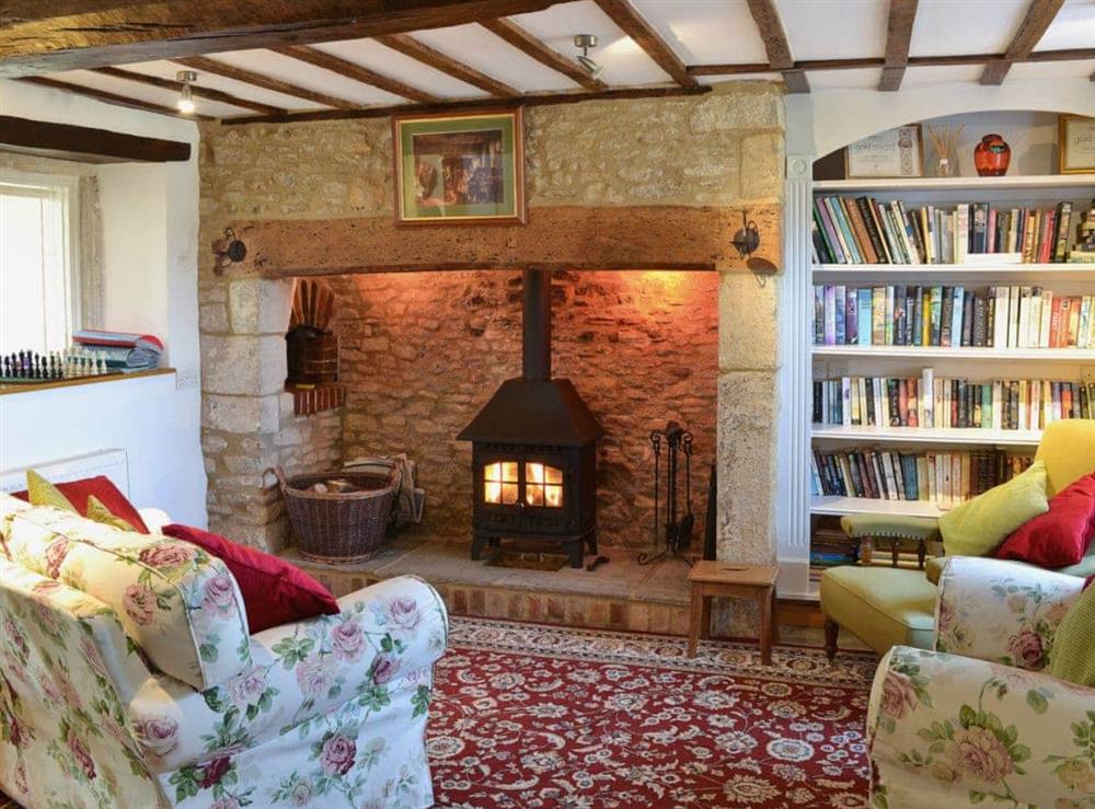 Living room at Rose Cottage in Cold Ashton, Wiltshire., Great Britain