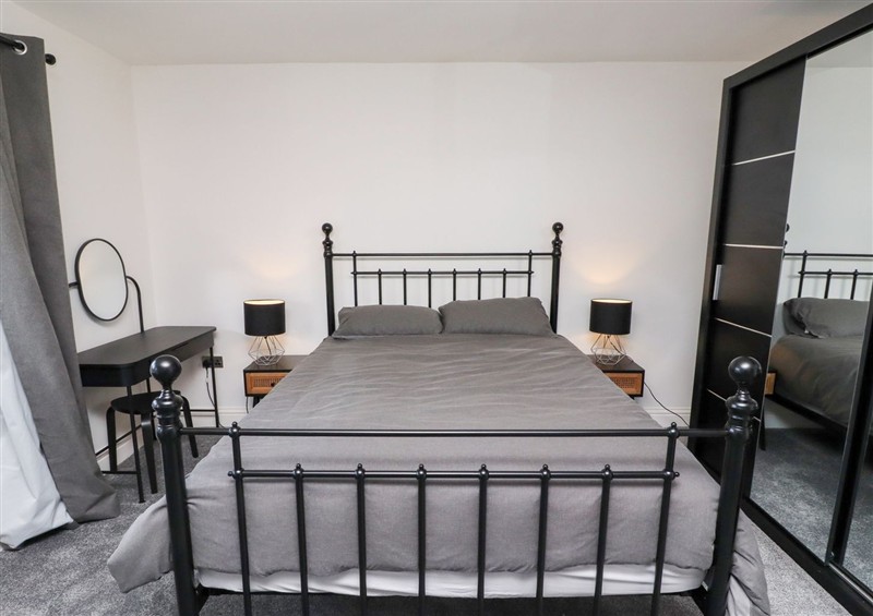 One of the bedrooms at Rose Cottage, Dunstan near Embleton