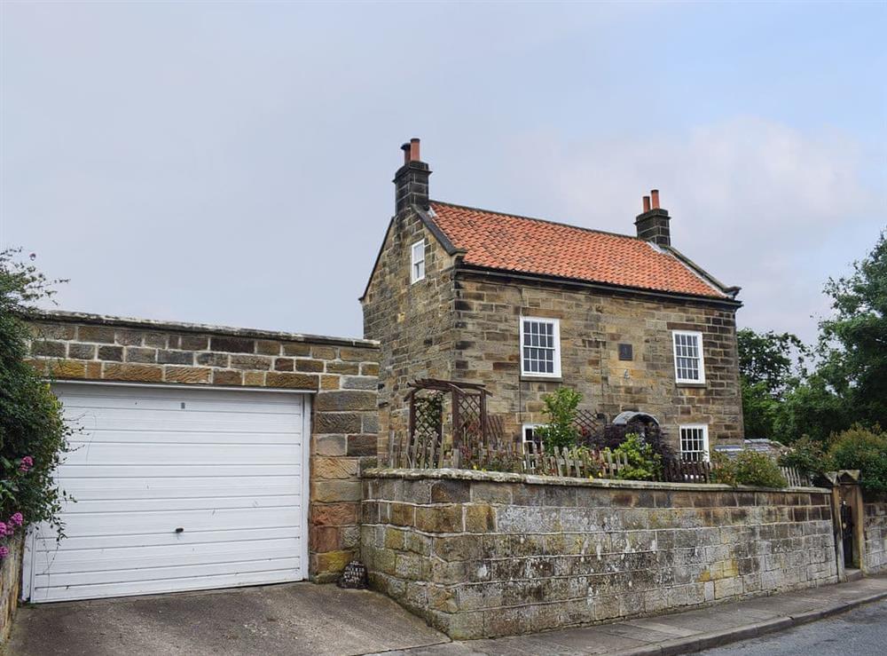 Wonderful detached property with parking and bike store at Rose Cottage in Fylingthorpe, near Whitby, Yorkshire, North Yorkshire
