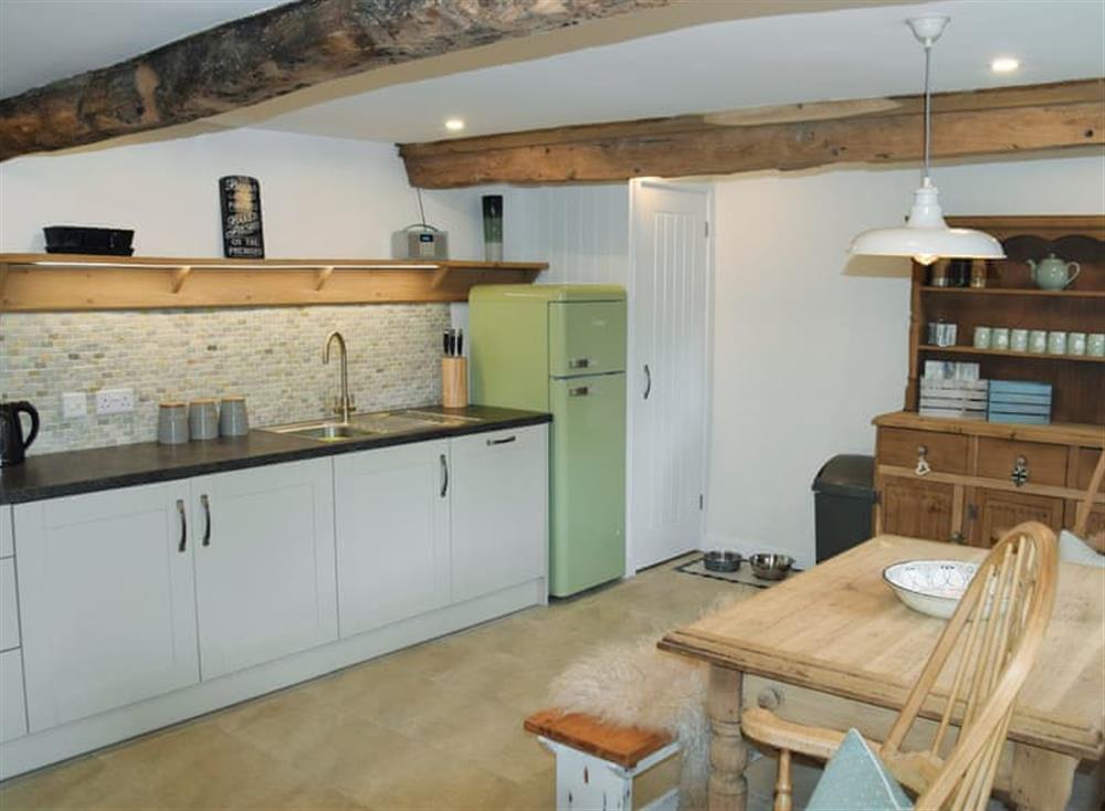 Spacious kitchen/dining room at Rose Cottage in Georgeham, near Croyde, Devon