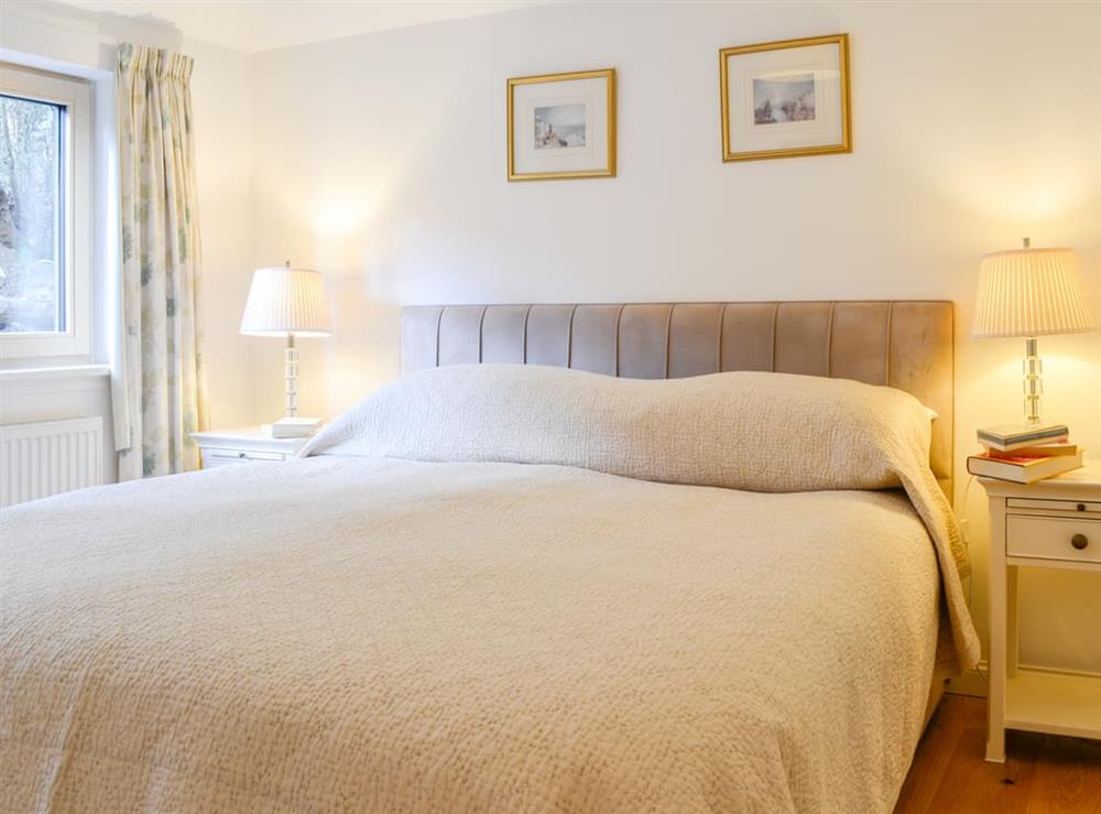 Double bedroom at Rose Cottage in Glenbuchat, near Inverurie, Aberdeenshire