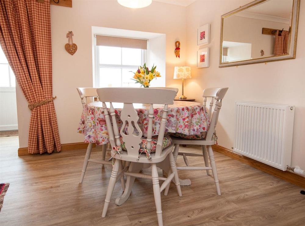 Dining Area at Rose Cottage in Golspie, Sutherland