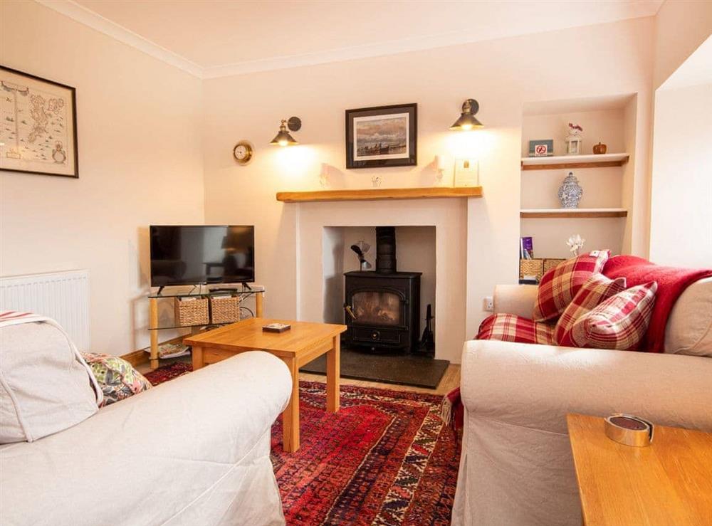 Living area at Rose Cottage in Golspie, Sutherland