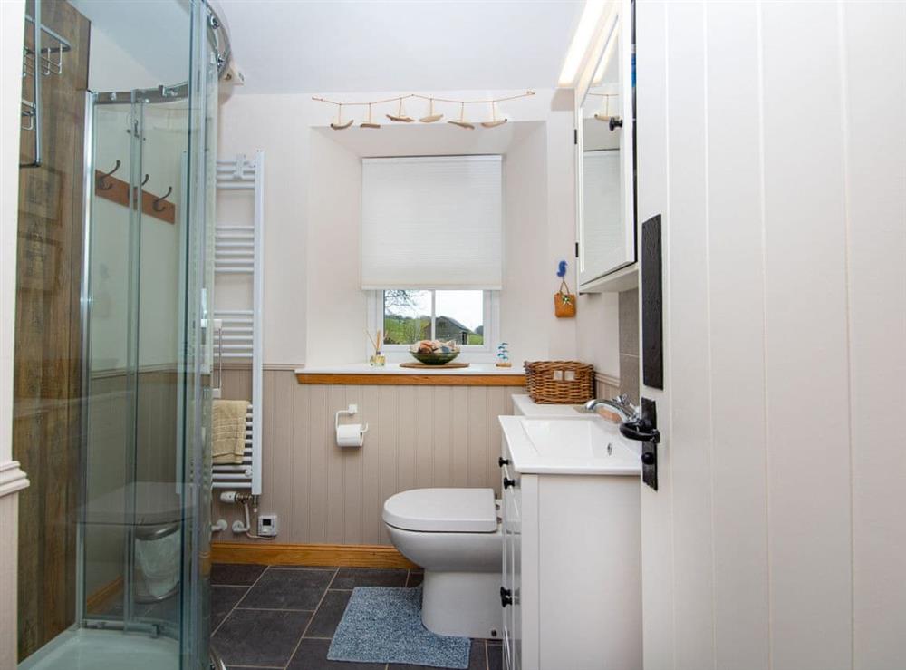 Shower room at Rose Cottage in Golspie, Sutherland