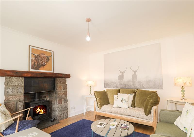 The living room at Rose Cottage, Grantown-On-Spey