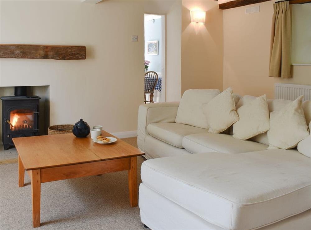 Comfortable living room at Rose Cottage in Houlsyke, near Whitby, North Yorkshire