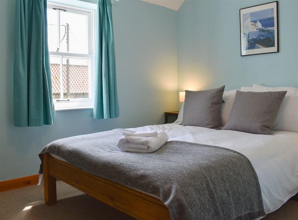 Comfy double bedroom at Rose Cottage in Houlsyke, near Whitby, North Yorkshire