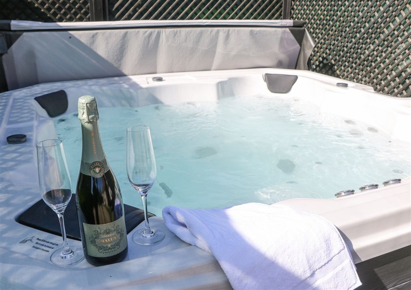 Spend some time in the hot tub at Rose Cottage, Kirkby-In-Ashfield