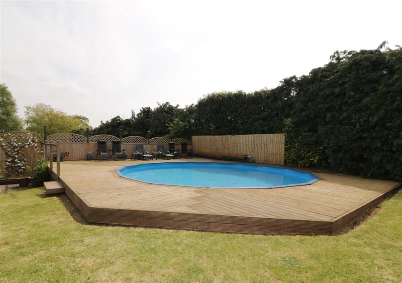 The swimming pool at Rose Cottage, Marldon