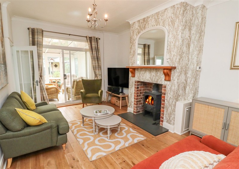 The living area at Rose Cottage, Morpeth