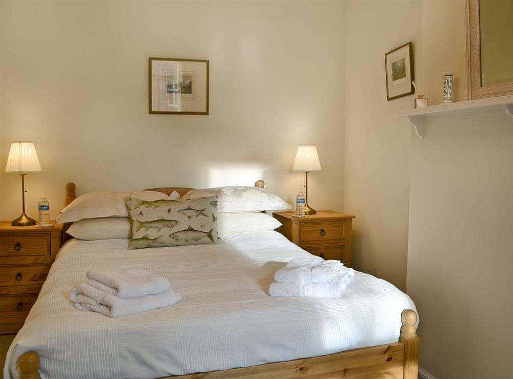 Comfortable double bedroom at Rose Cottage in Norham, near Berwick-upon-Tweed, Northumberland