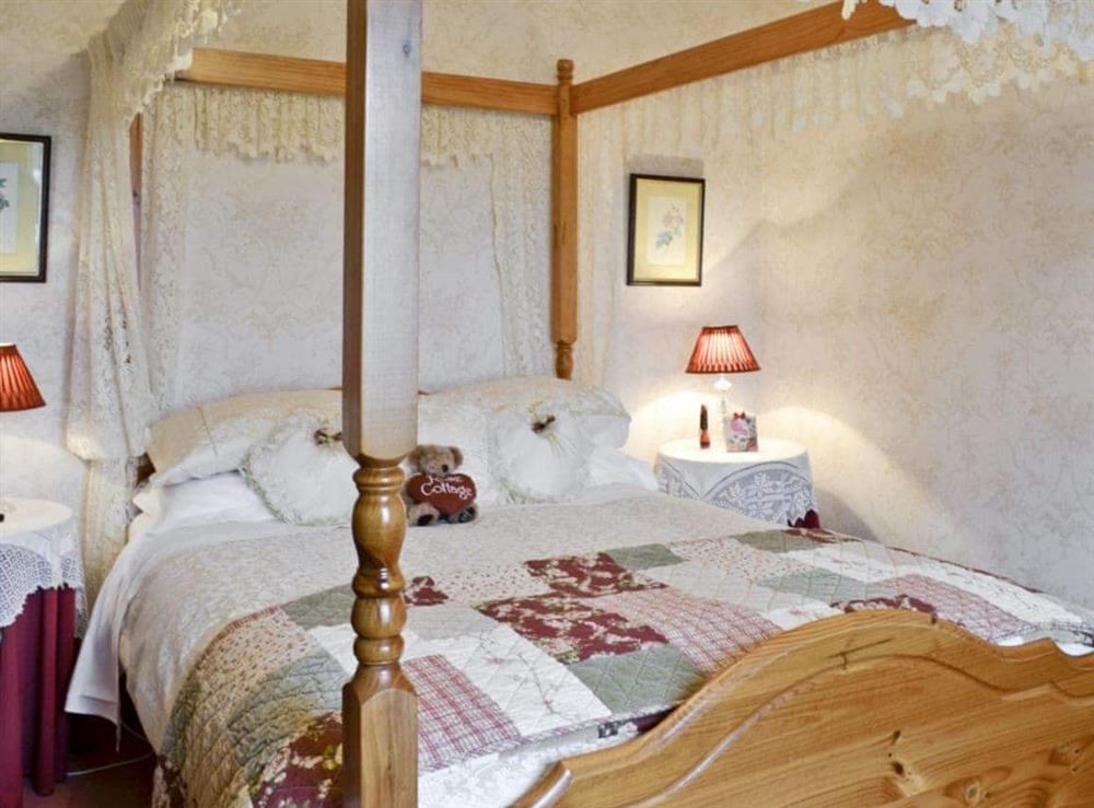 Four Poster bedroom at Rose Cottage in Nr Keswick, Cumbria., Great Britain