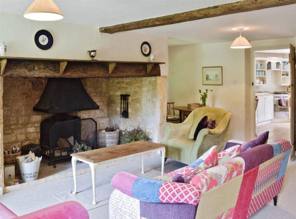 Living room at Rose Cottage Number 2 in Chipping Campden, Gloucestershire