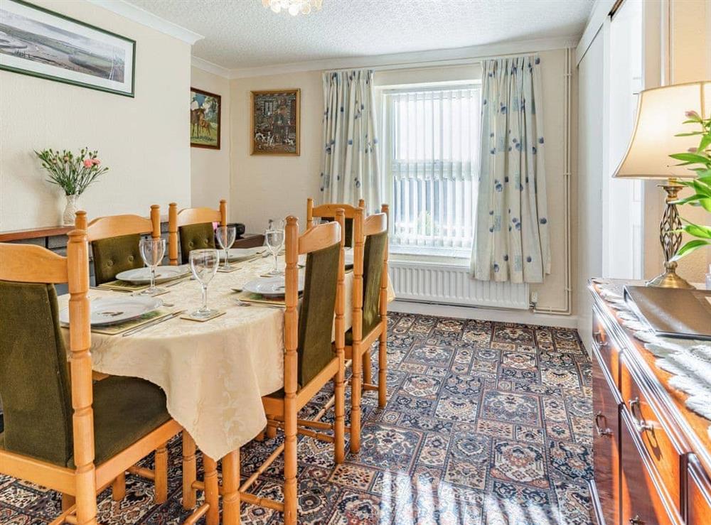 Dining room at Rose Cottage in Pembrey, near Burry Port, Dyfed