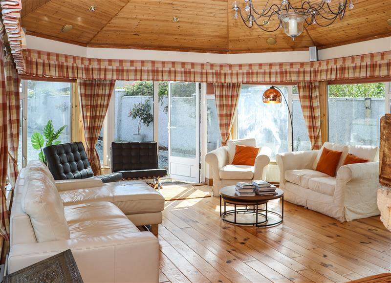 The living room at Rose Cottage, Rosslare Strand