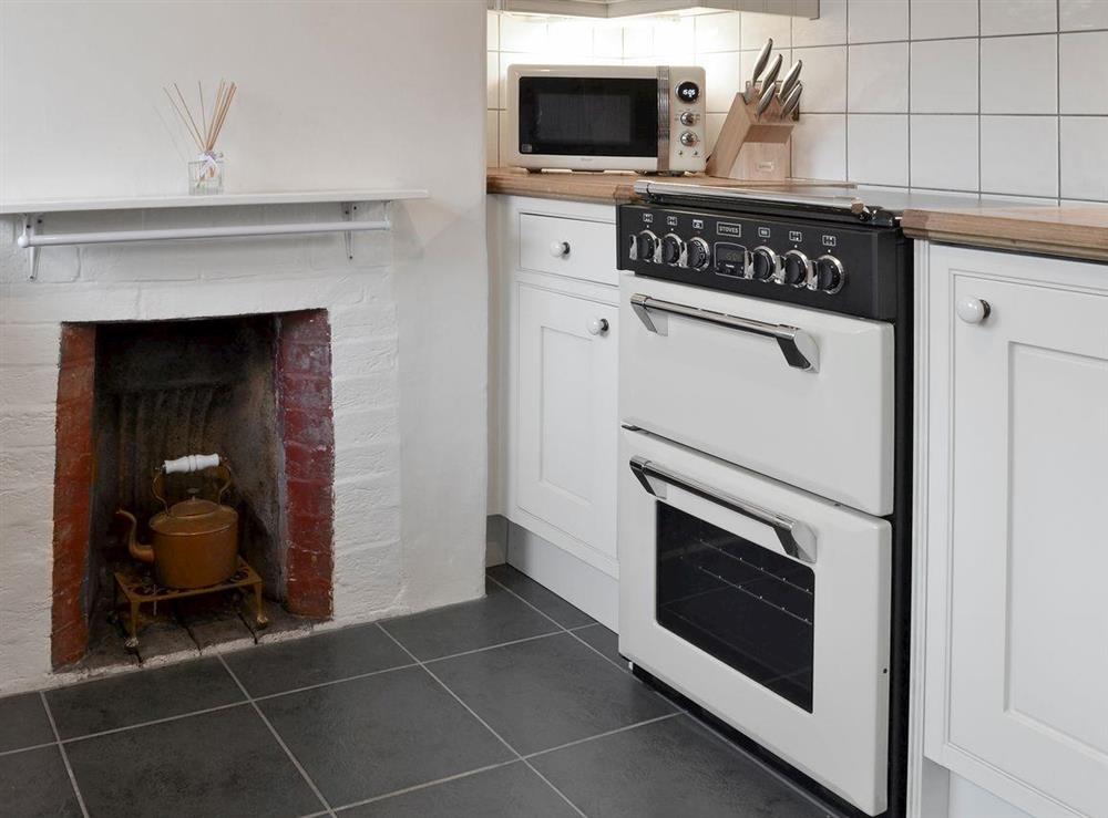 Well-equipped kitchen at Rose Cottage in Saffron Walden, Essex