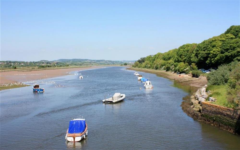 The nearby Axe Estuary - a haven for wildlife at Rose Cottage in Seaton
