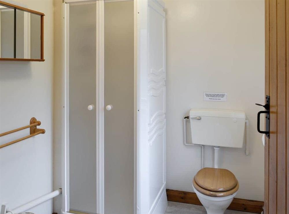 Shower room at Rose Cottage in Sturminster Newton, Dorset
