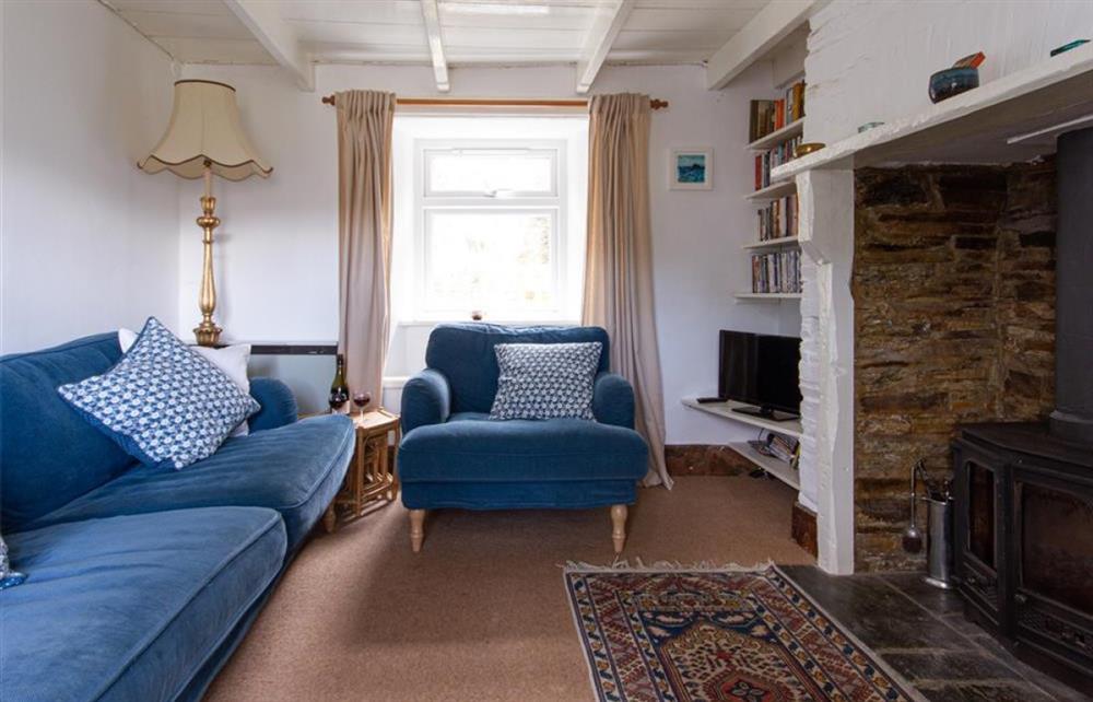 Sitting room at Rose Cottage in Tintagel