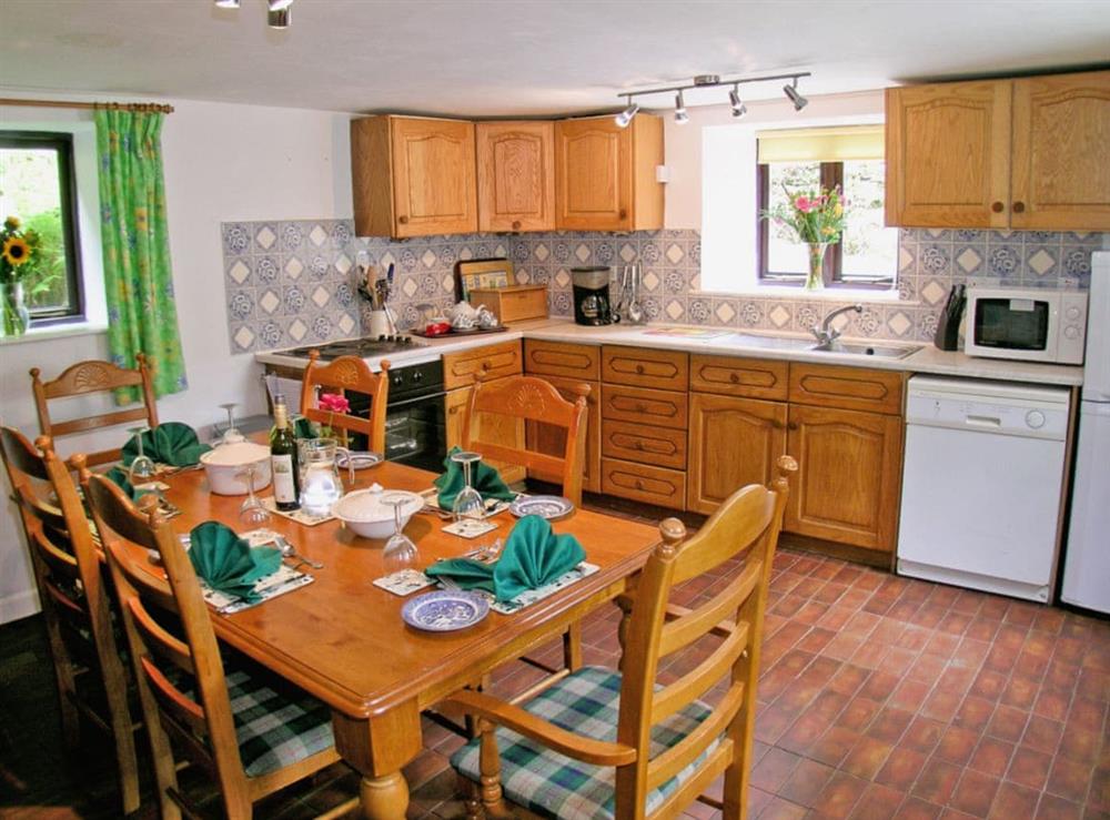 Kitchen/diner at Rose Cottage in Wheddon Cross, Exmoor, Somerset