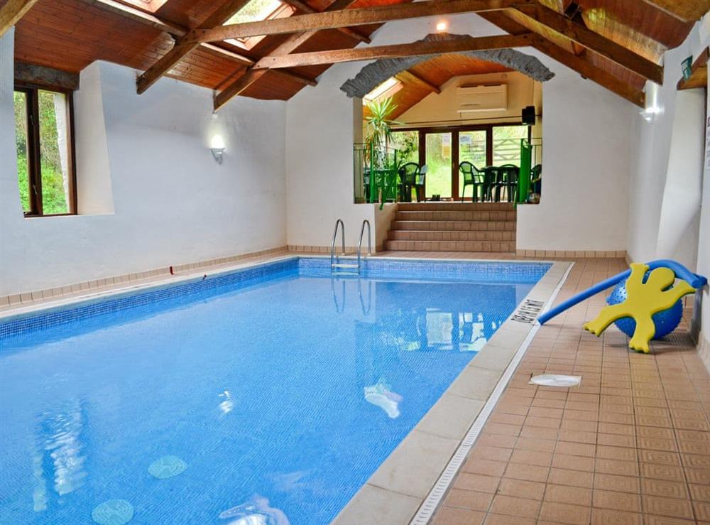Swimming pool at Rose Cottage in Wheddon Cross, Exmoor, Somerset