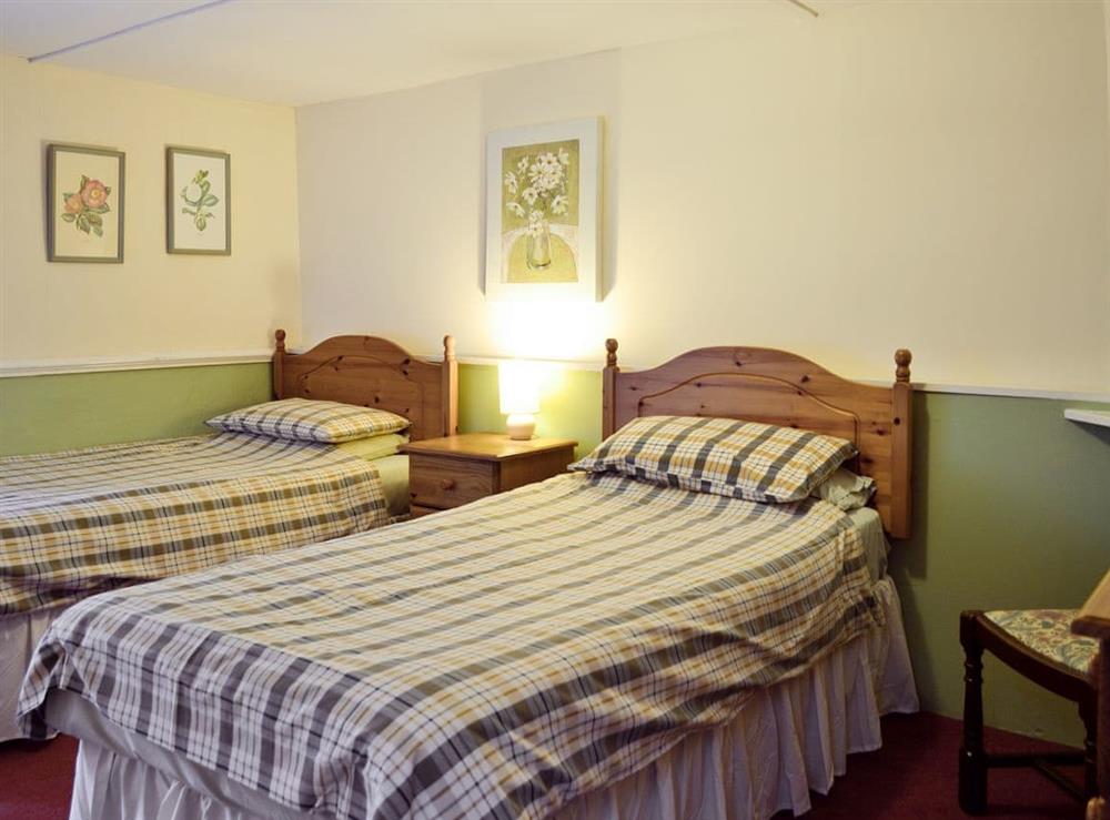 Twin bedroom at Rose Cottage in Wheddon Cross, Exmoor, Somerset