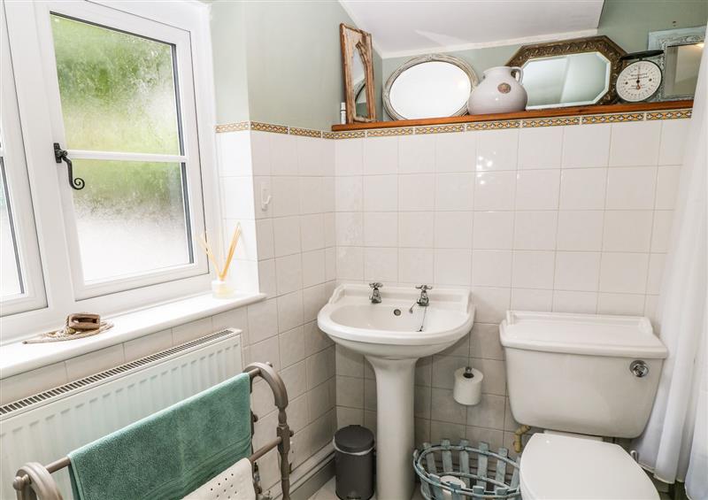 This is the bathroom at Rose Cottage, Yelverton