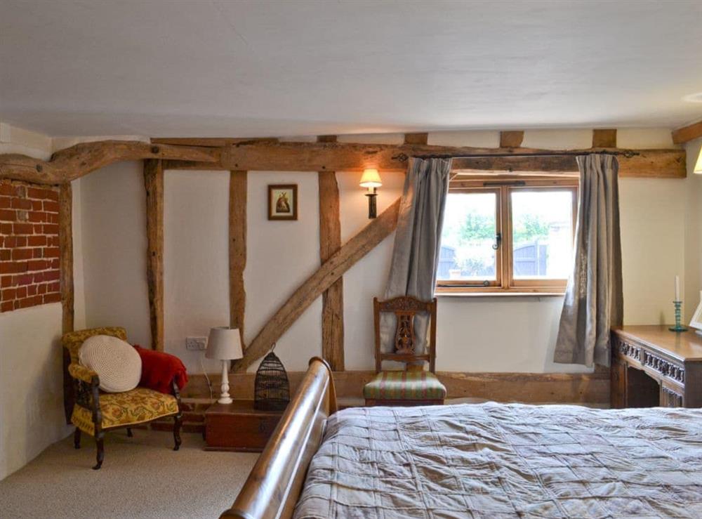 Double bedroom at Rose Farm Barn in Cratfield, near Laxfield, Suffolk