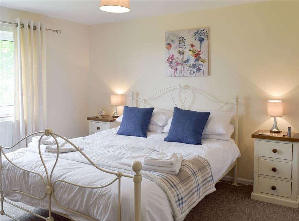 Relaxing double bedroom at Rose Farm Cottage in Frostenden, near Beccles, Suffolk