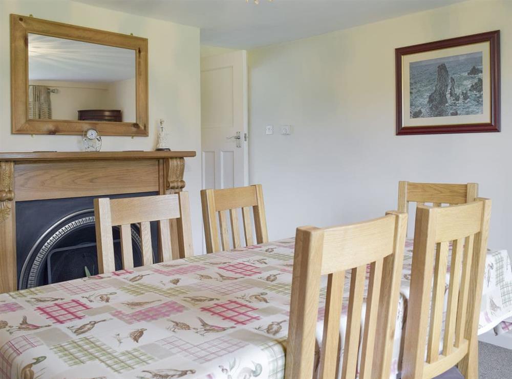 Spacious dining room at Rose Farm Cottage in Frostenden, near Beccles, Suffolk