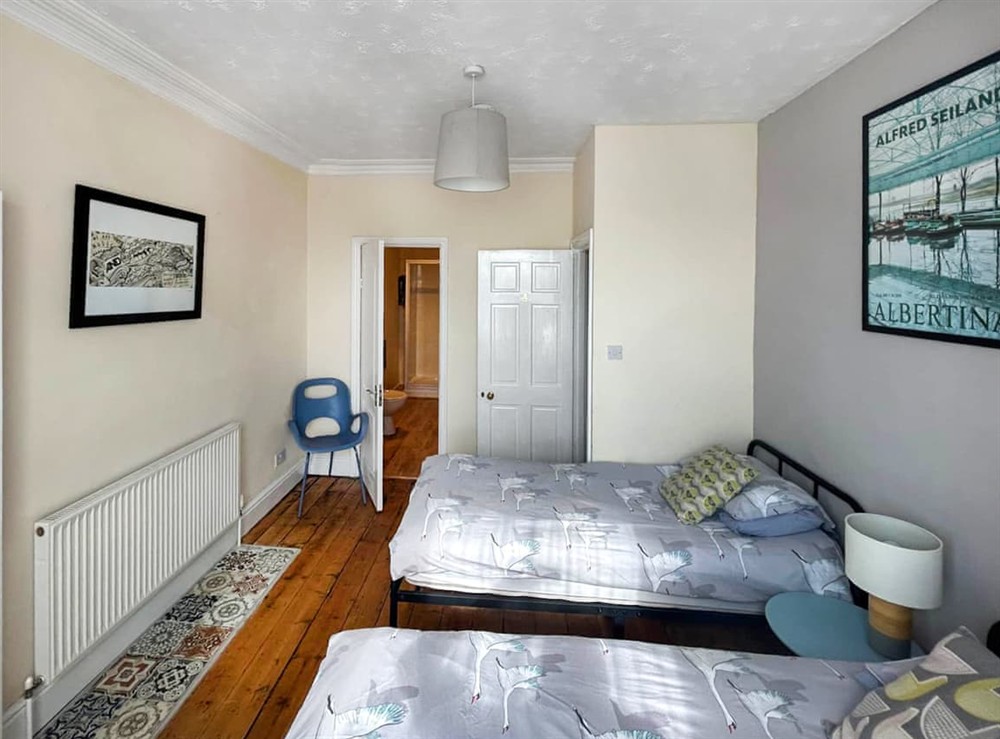Twin bedroom at Rose Hill in Barmouth, Gwynedd