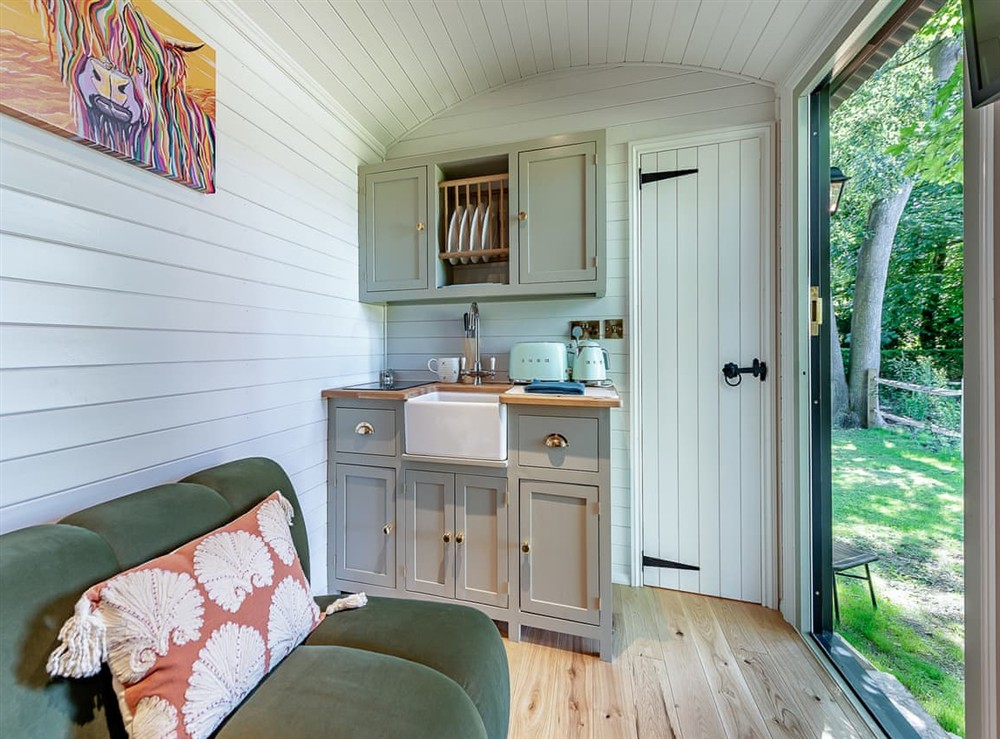 Open plan living space (photo 2) at Rose Hut Hideaway in Banstead, Surrey