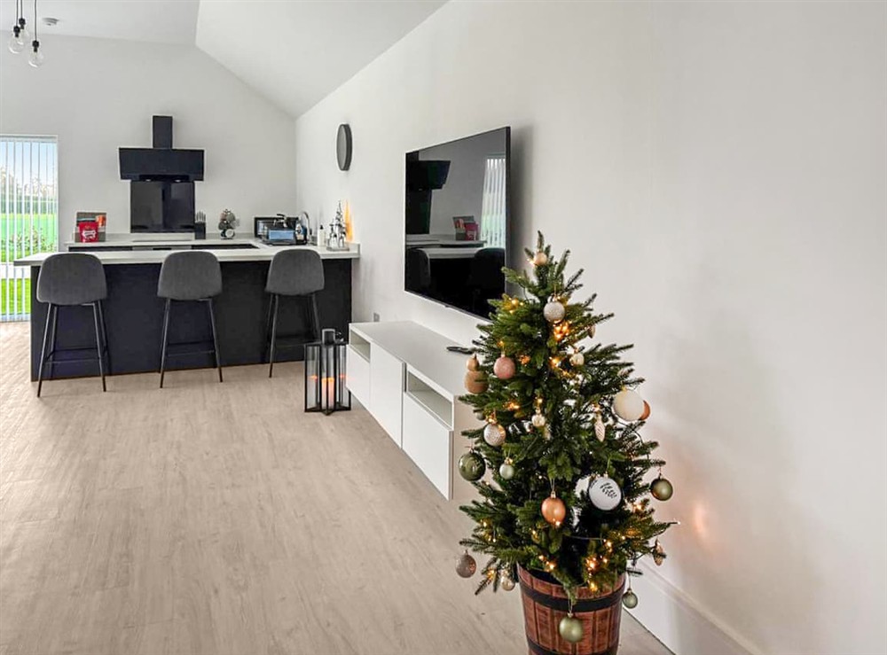 Open plan living space at Rose in Ospringe, near Faversham, Kent