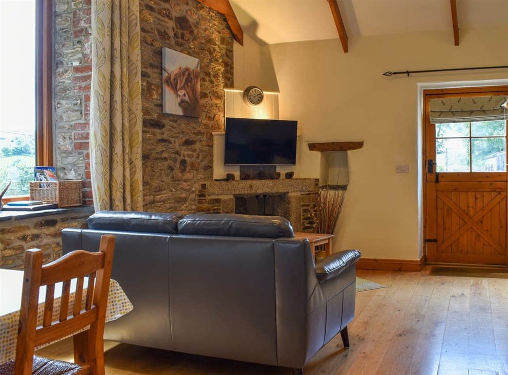 Living area at Rose in St Breock, Cornwall