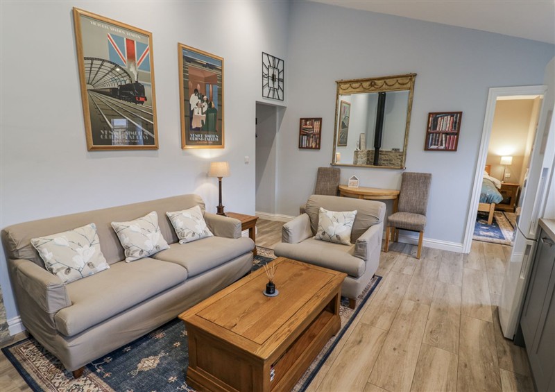 The living room at Rose Stables, Black Bourton near Bampton