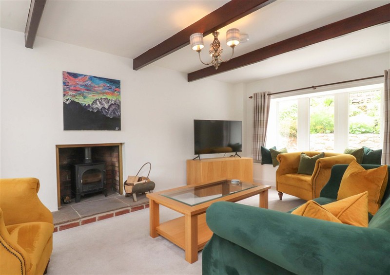The living room at Rose Tree Cottage, Hetton near Skipton