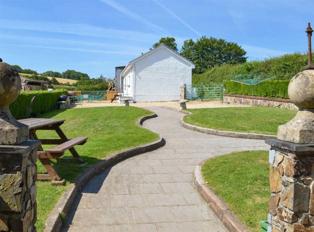 Delightful garden at Rosebank Cottage in Stowford, Devon/Cornwall border, Great Britain